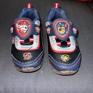 Toddler Boys Paw Patrol Gym Shoes Sneakers Size 9
